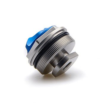 TOP CAP ASSY FOR FORK FOX FLOAT RHYTHM, 34 mm, SILVER