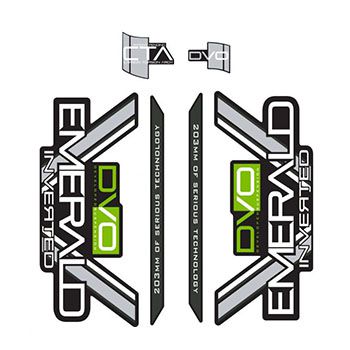 NALEPKE SET ?RNE ZA VILICO DVO EMERALD, 26