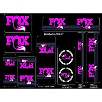 UNIVERSAL DECAL KIT PINK FOR FORKS AND SHOCKS FOX 2015/16