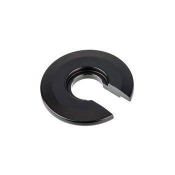 SPRING RETAINER FOR SHOCK FOX DHX RC2/RC4, (1.070 BORE, .500 SHAFT, 1.850 OD X .275 TLG) Al 6061, BLACK ANO II