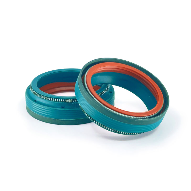 SKF DUAL COMPOUND GREEN SEAL KIT WITHOUT EDGE FOR FORK ROCK SHOX REVALATION, 35 mm